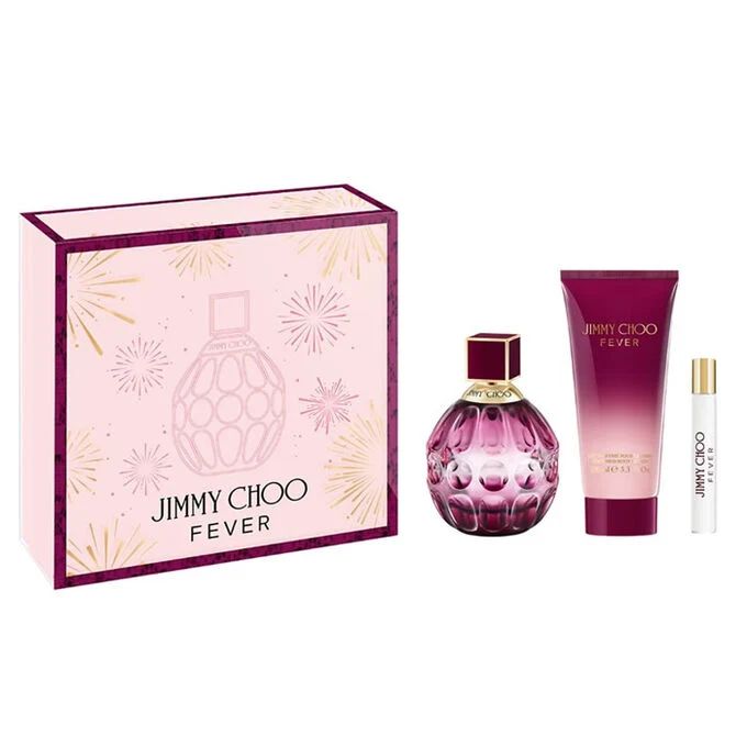 Set Jimmy Choo Fever 3pc. Edp 3.3oz Spray