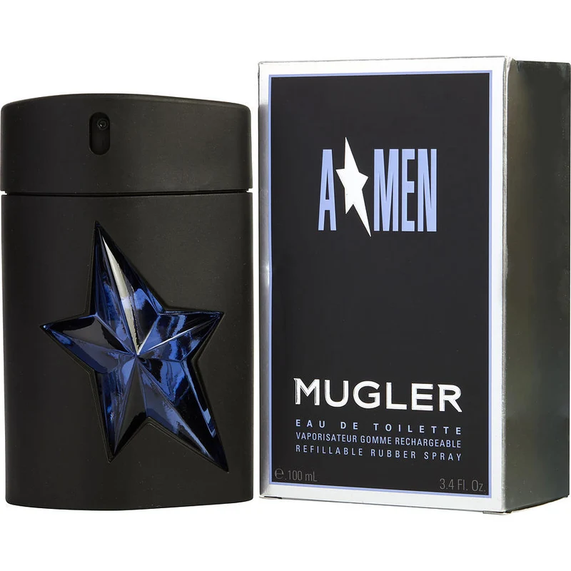 Angel Men Edt 3.4oz Spray Rubber Refillable