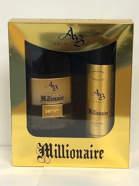 Set AB Spirit Millionaire For Men 2pc. Edt 3.3oz Spray