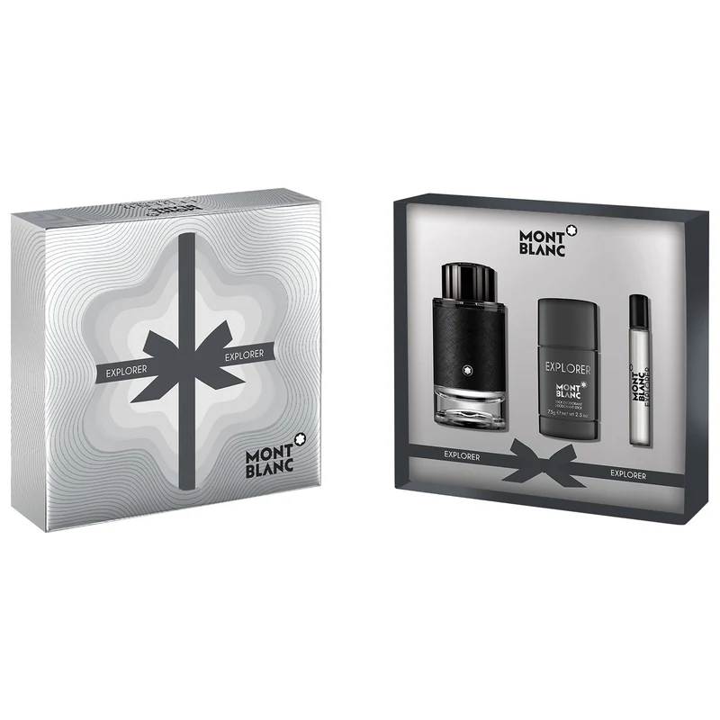 Set Mont Blanc Explorer 3pc. Edp 3.3oz Spray