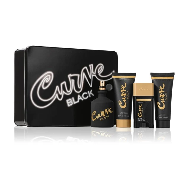 Set Curve Black 4pc. Cologne 4.2oz Spray