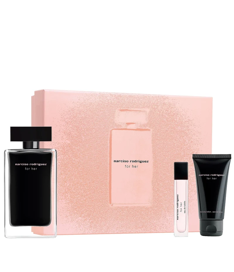Set Narciso Rodriguez For Her 3pc. Edt 3.3oz Spray