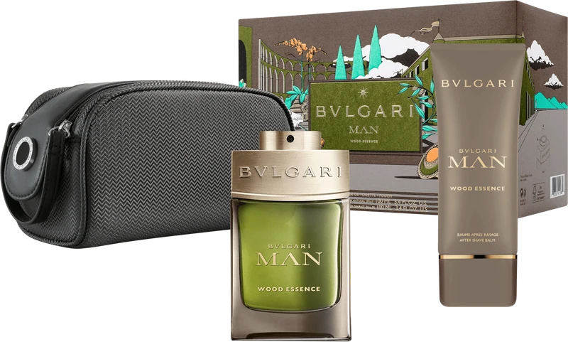 Set Bvlgari Man Wood Eseence 3pc. Edp 3.4oz Spray