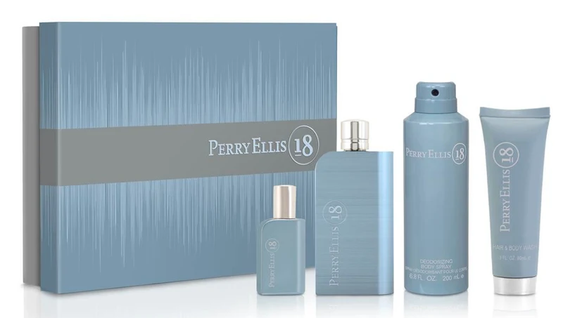 Set Perry 18 For Men 4pc. Edt 3.4oz Spray