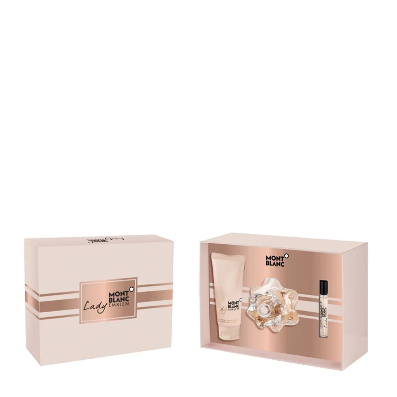 Set Mont Blanc Emblem Lady 3pc. Edp 2.5oz Spray