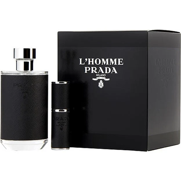 Set Prada L'homme 2pc. Edt 3.4oz Spray