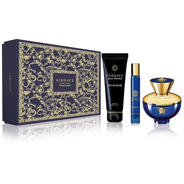 Set Dylan Blue Pour Femme 3pc. Edp 3.4oz Spray