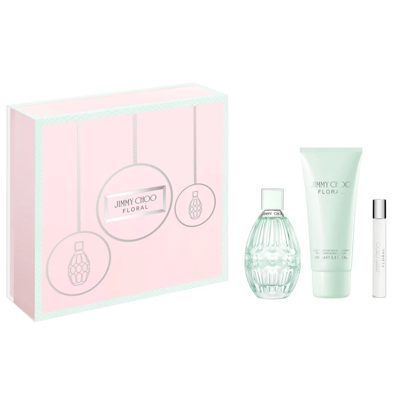 Set Jimmy Choo Floral 3pc. Edt 3.0oz Spray
