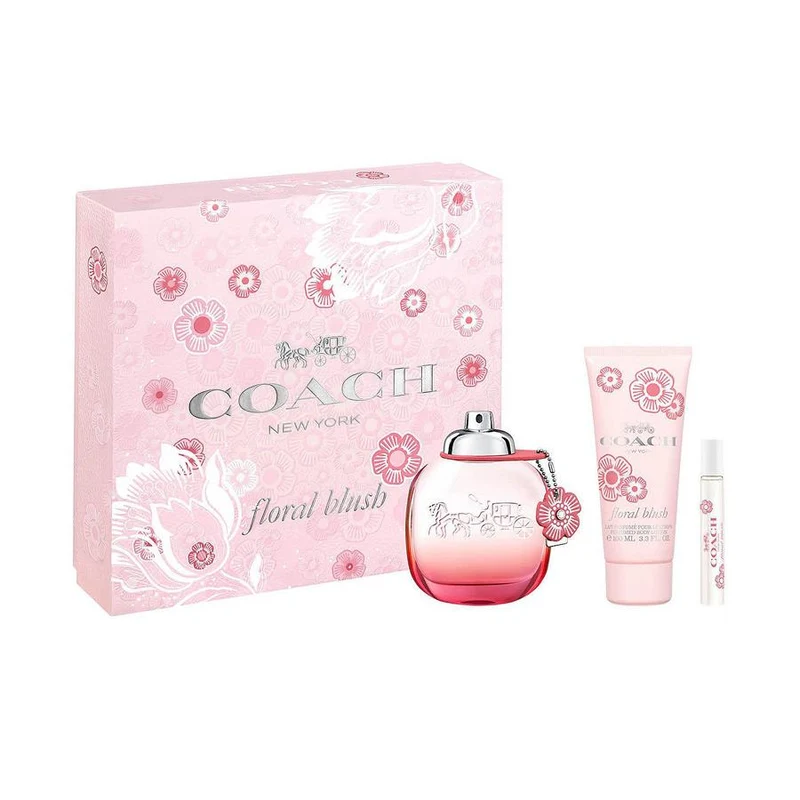 Set Coach Floral Blush 3pc. Edp 3.0oz Spray