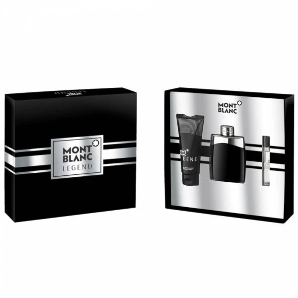 Set Mont Blanc Legend For Men 3pc. Edt 3.3oz Spray