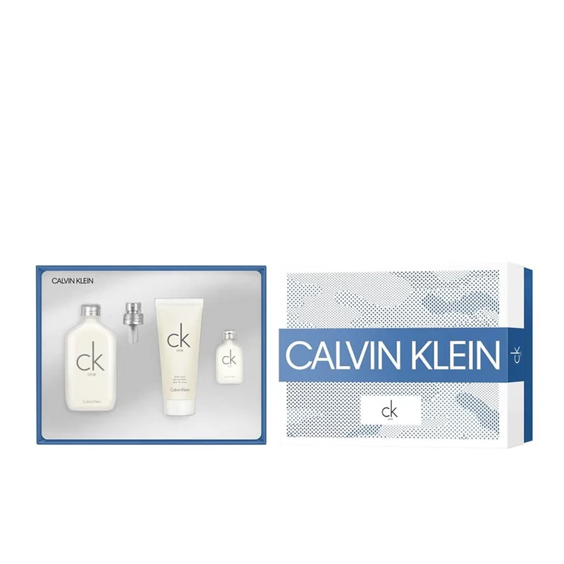 Set CK One 3pc. Edt 3.4oz Spray