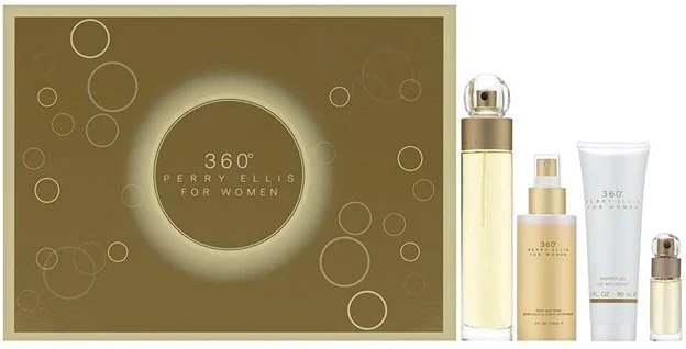 Set 360 For Women 4pc. Edt 3.4oz Spray