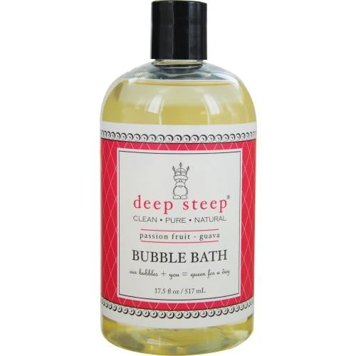 Deep Steep Passionfruit-guava Organic Honey Bubble Bath 17.5 Oz By Deep Steep