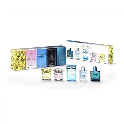 Mini Set Versace Men & Women 5 x 0.17oz
