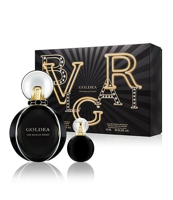 Set Bvlgari Goldea The Roman Night 2pc.Edp 2.5oz Spray + 0.5oz Edp Spray