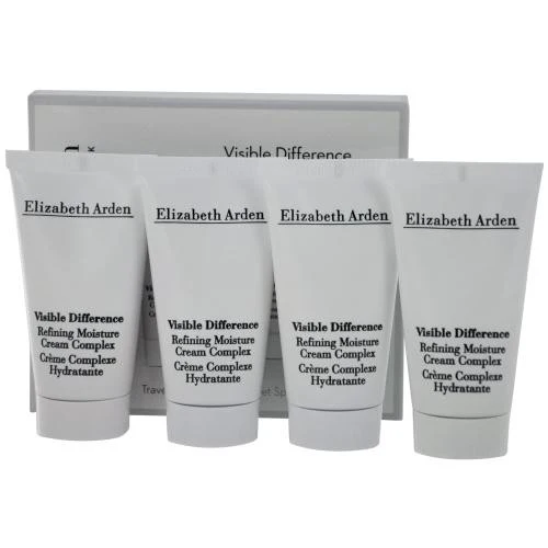 Travelers Visible Difference Set: 4 Pieces Elizabeth Arden Visible Difference Refining Moisture Cream Complex--30ml-1oz