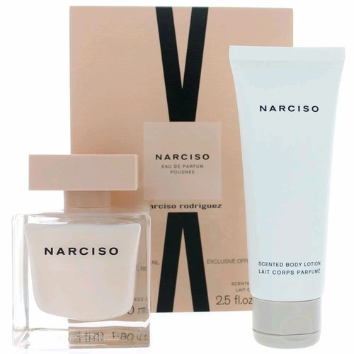 Set Narciso Poudree 2pc. Edp 3.0oz Spray + 2.5oz Body Lotion