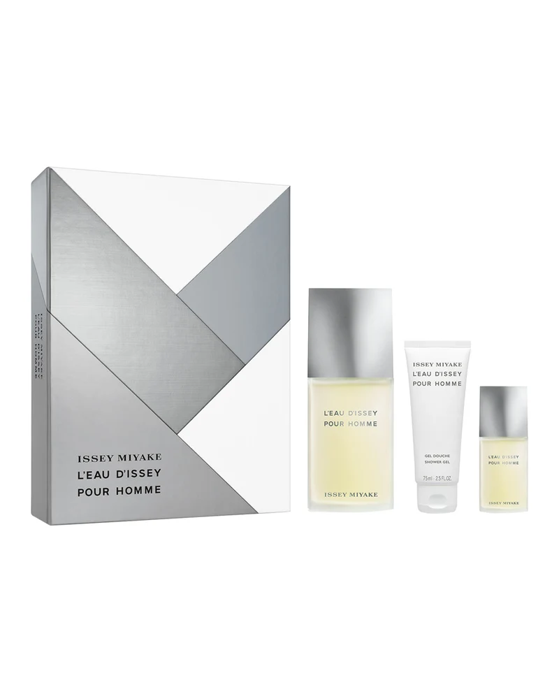 Set Miyake Pour Homme 3pc Edt 4.2oz Spray