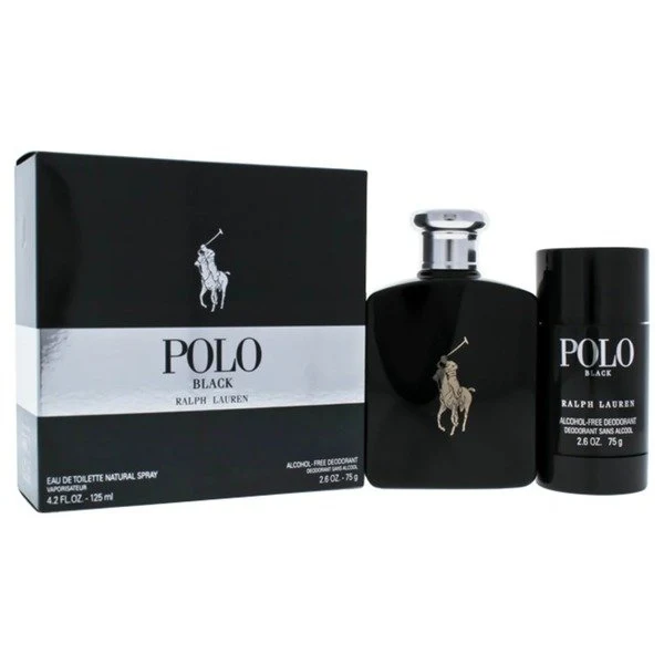 Set Polo Black 2pc Edt 4.2oz Spray
