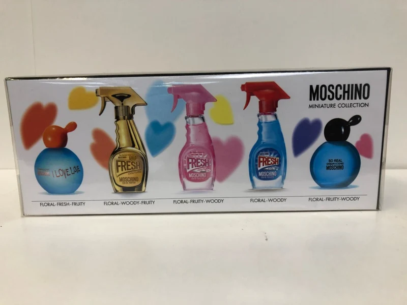Mini Set Moschino W 5pc. Boxed So Real, I Love Love