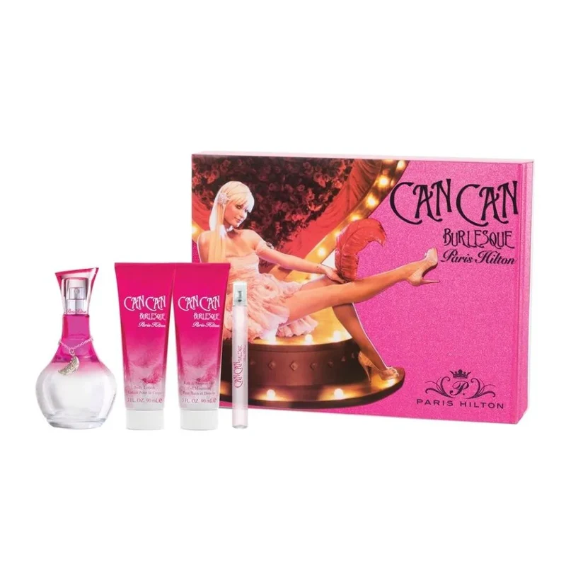 Set Can Can Burlesque 4pc Edp 3.4 oz Spray