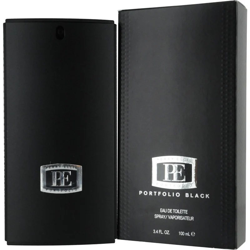 Portfolio Black Men Edt 3.4oz Spray