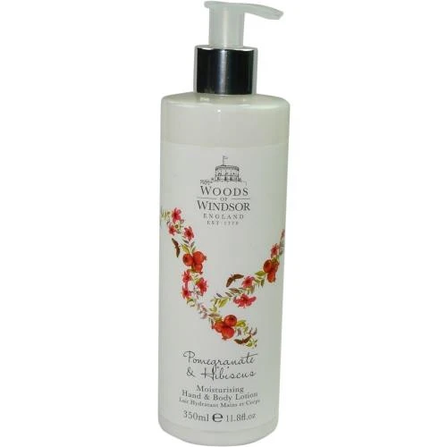 Woods Of Windsor Pomegranate & Hibiscus By Woods Of Windsor Moisturizing Hand & Body Lotion 11.8 Oz