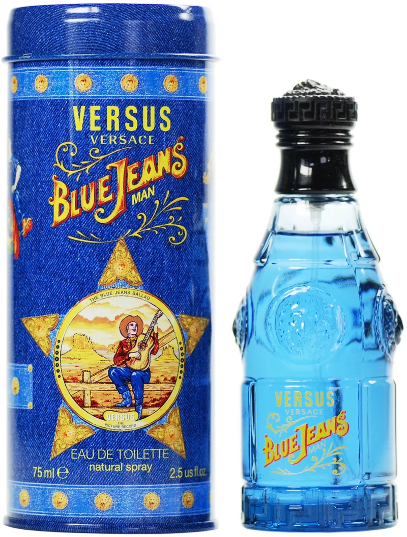 Versace Blue Jeans For Men 2.5oz Spray
