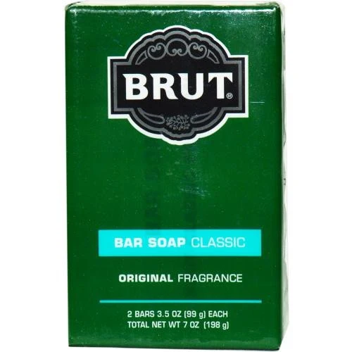 Brut By Faberge Bar Soap 3.5 Oz Each - Pack Of 2