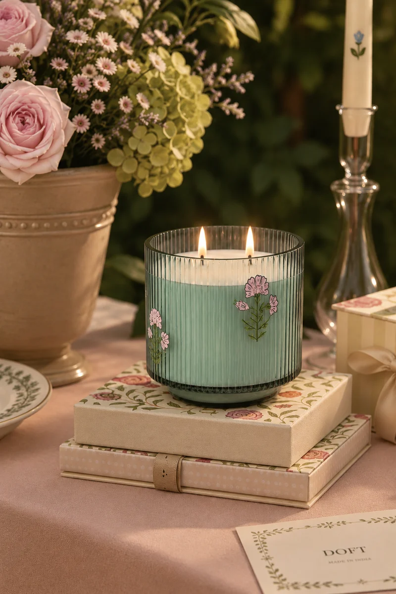 Petal & Pacific Cylinder Candle
