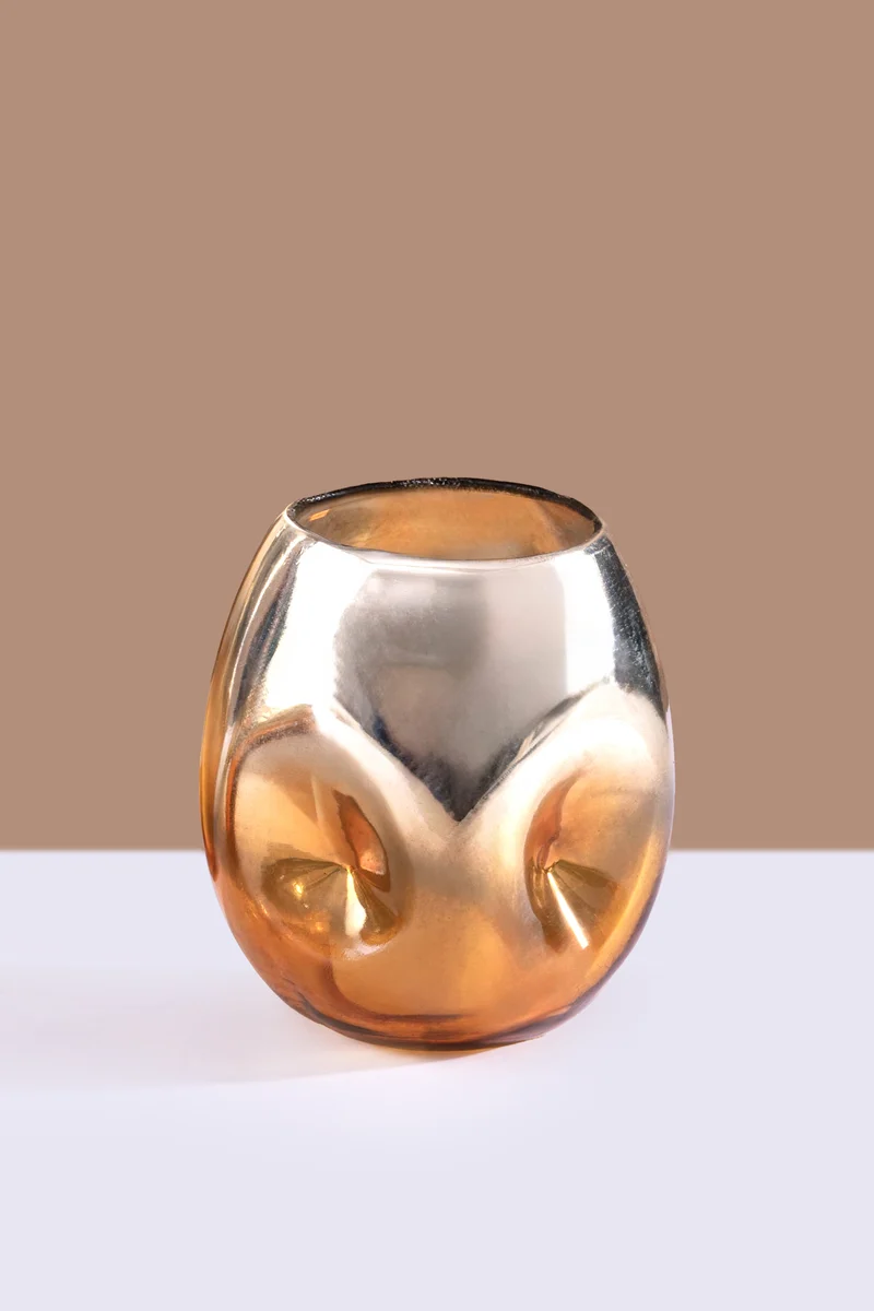 Molten Glow Jar Candle · Gold