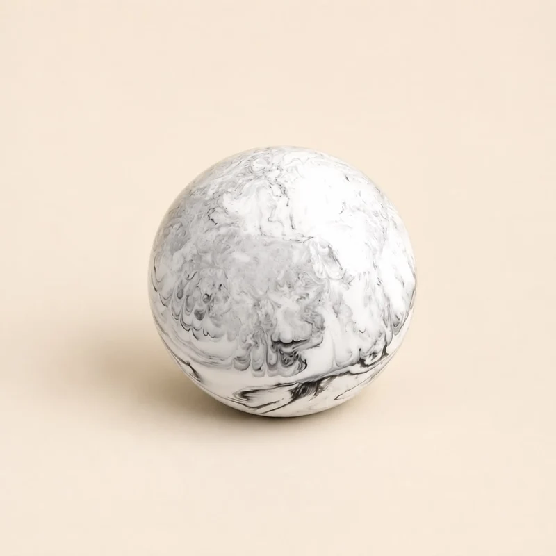 Perfume Tops - White Marble Cap - Wholesale Perfume Cap, FEA 15