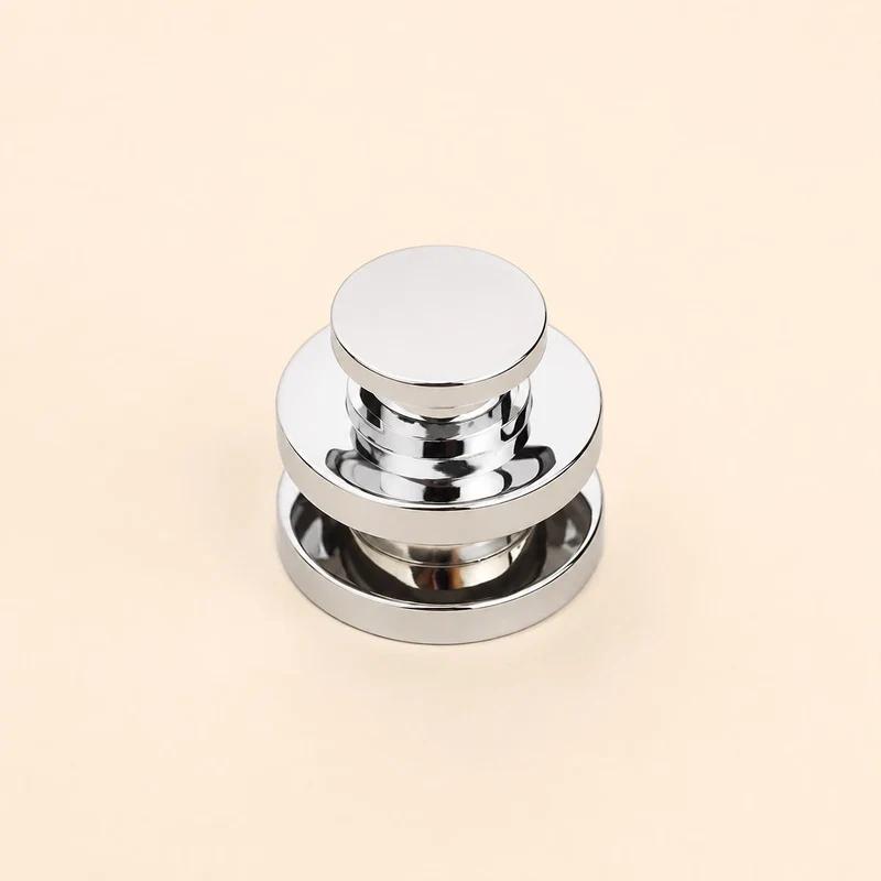 Perfume Tops - Silver Stepped Disc Cap - Wholesale Perfume Cap, FEA 15