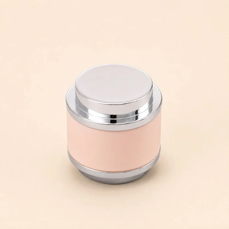 Perfume Tops - Pink Silver Cap - Wholesale Perfume Cap, FEA 15