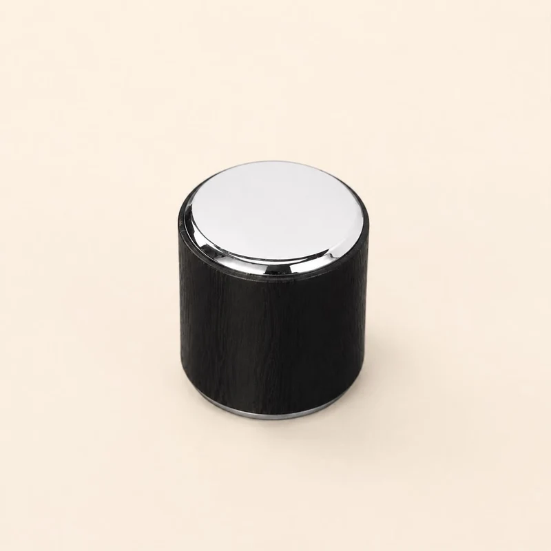 Perfume Tops - Silver Black Cap - Wholesale Perfume Cap, FEA 15