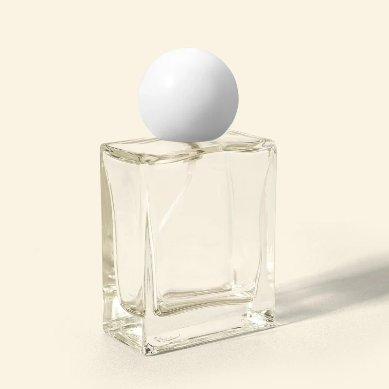 Refillable Perfume Bottles - 30ml Regula + White Spherical Screw Top
