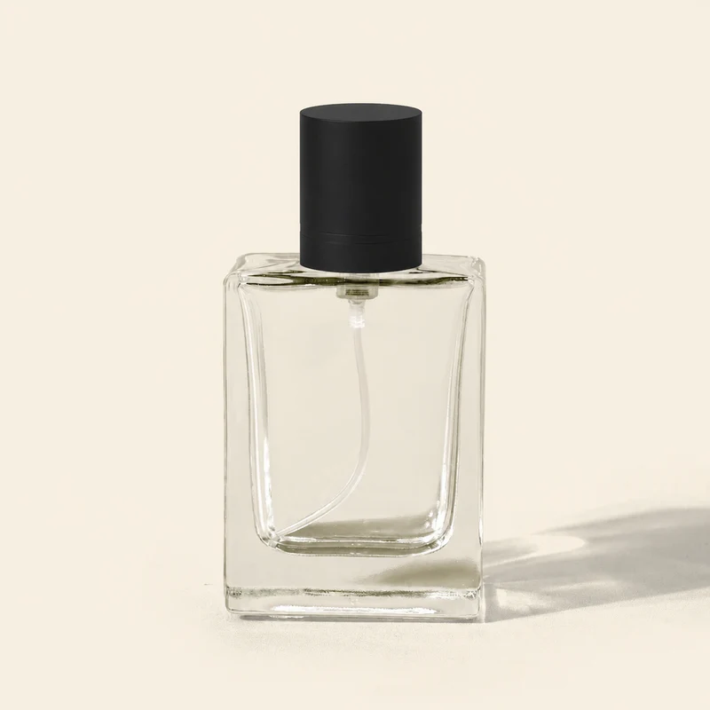 Refillable Perfume Bottles - 30ml Regula + Medium Matte Black Screw Top