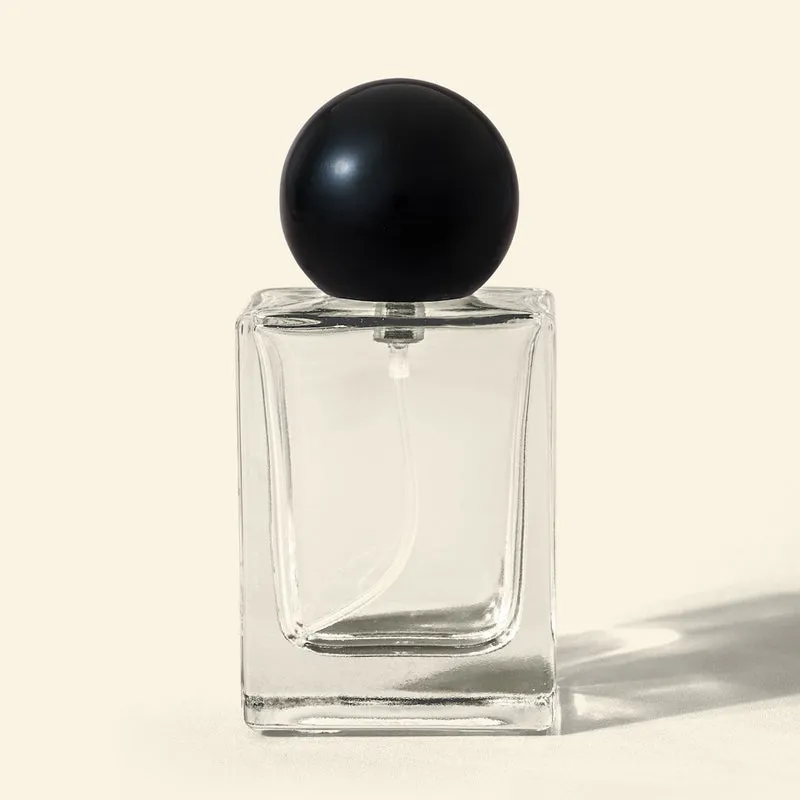 Refillable Perfume Bottles - 30ml Regula + Black Spherical Screw Top