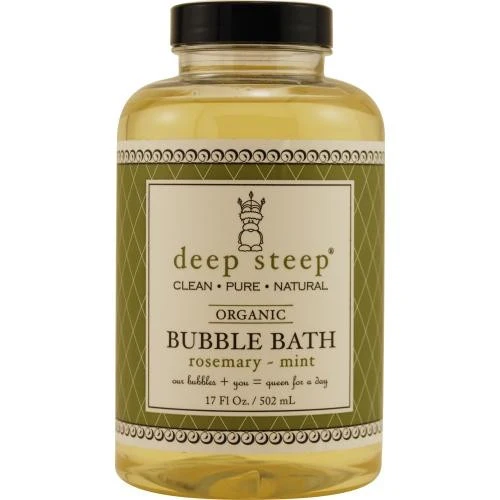 Deep Steep Rosemary-mint Organic Bubble Bath 17 Oz By Deep Steep