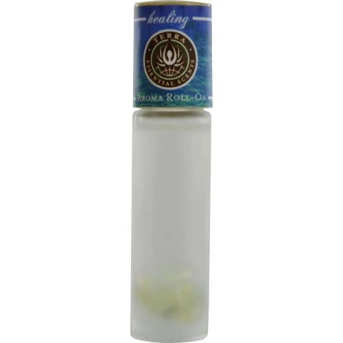 Essential Oils Terra Healing Aroma Roll On - Healing Blend Of Chamomile, Lavender, Sandalwood, Rosewood & Palmarosa .33 Oz By Essential Oils Terra