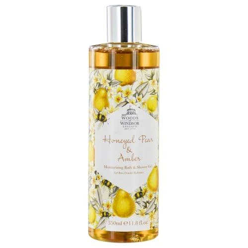 Woods Of Windsor Honeyed Pear & Amber By Woods Of Windsor Moisturizing Bath & Shower Gel 11.8 Oz