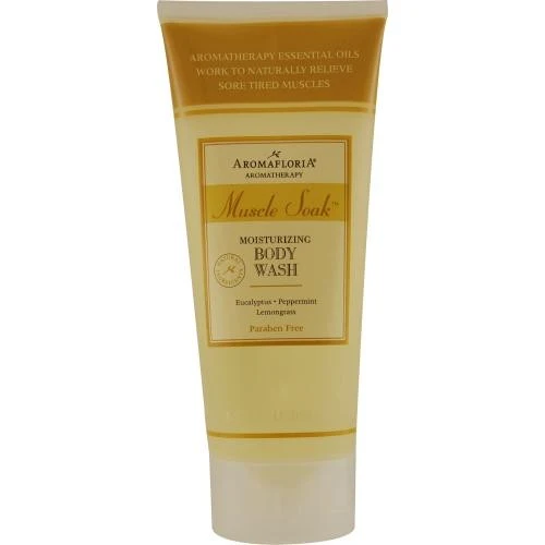 Muscle Soak Body Wash 6.7 Oz Blend Of Eucalyptus, Peppermint, And Lemongrass By Aromafloria