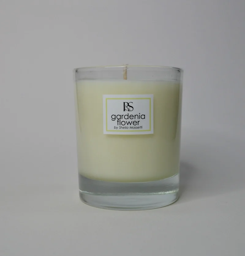 Gardenia Flower Soy Wax Candle