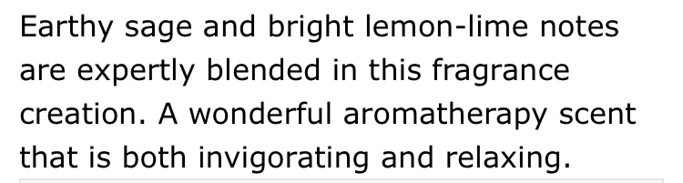 Aroma therapy