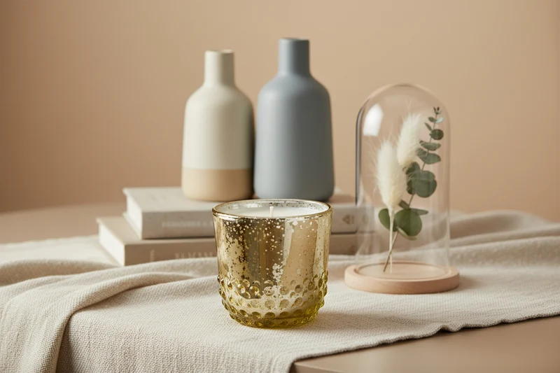 Golden Fantasy Candle