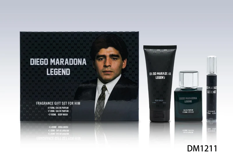 Maradona Legend Giftset (50ml Eau de Parfum + 20ml Eau de Parfum + 100ml Body wash)