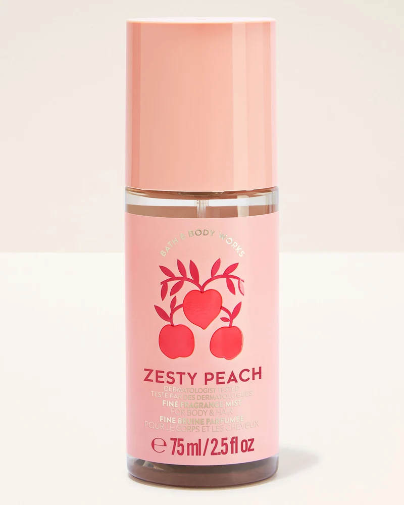 Zesty Peach Travel Size Fine Fragrance Mist