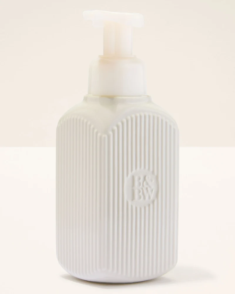 Cream Ceramic Gentle & Clean Foaming Hand Soap Dispenser