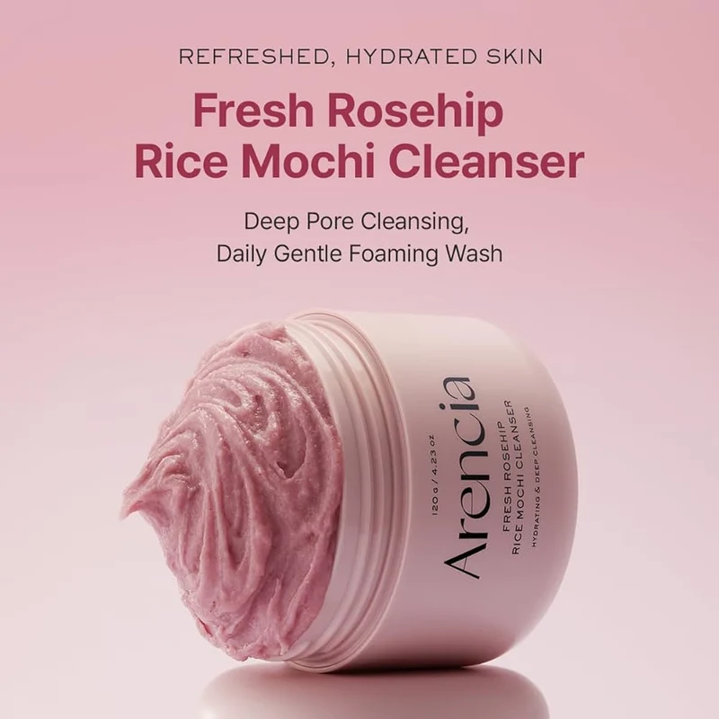 Fresh Rosehip Rice Mochi Cleanser