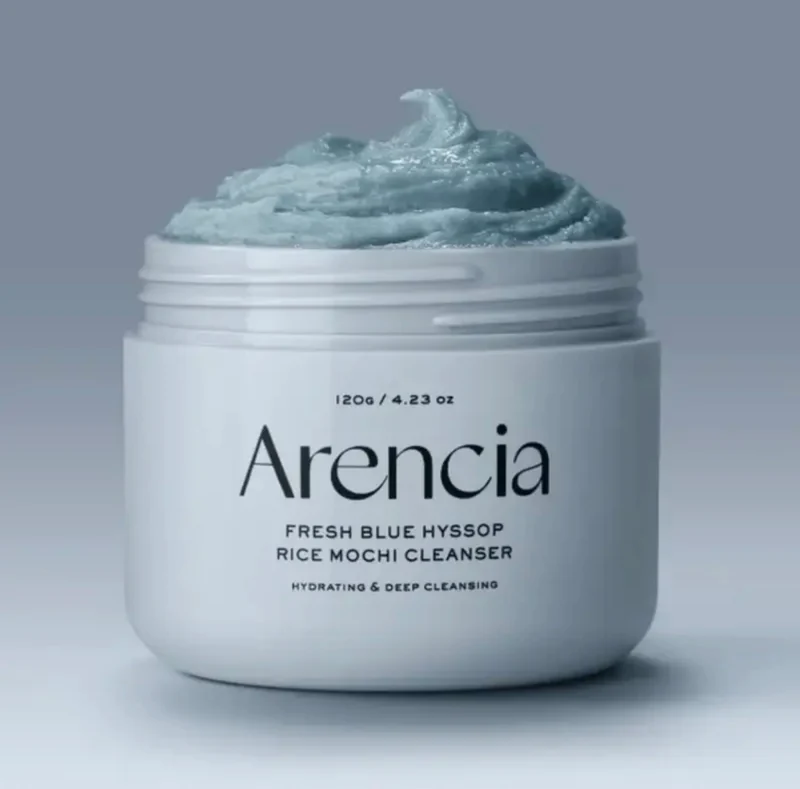 Fresh Blue Hyssop Rice Mochi Cleanser